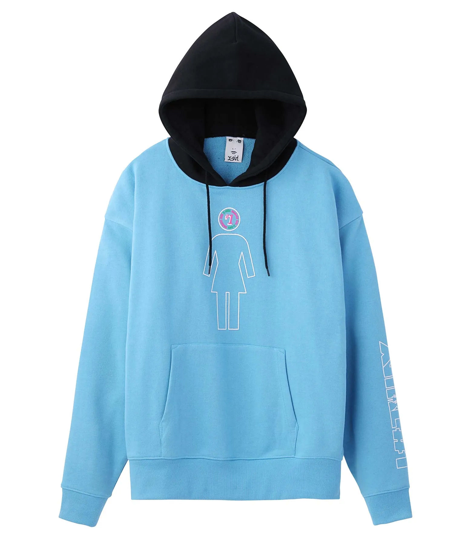 #1 X-girl x GIRL SKATEBOARDS SWEAT HOODIE