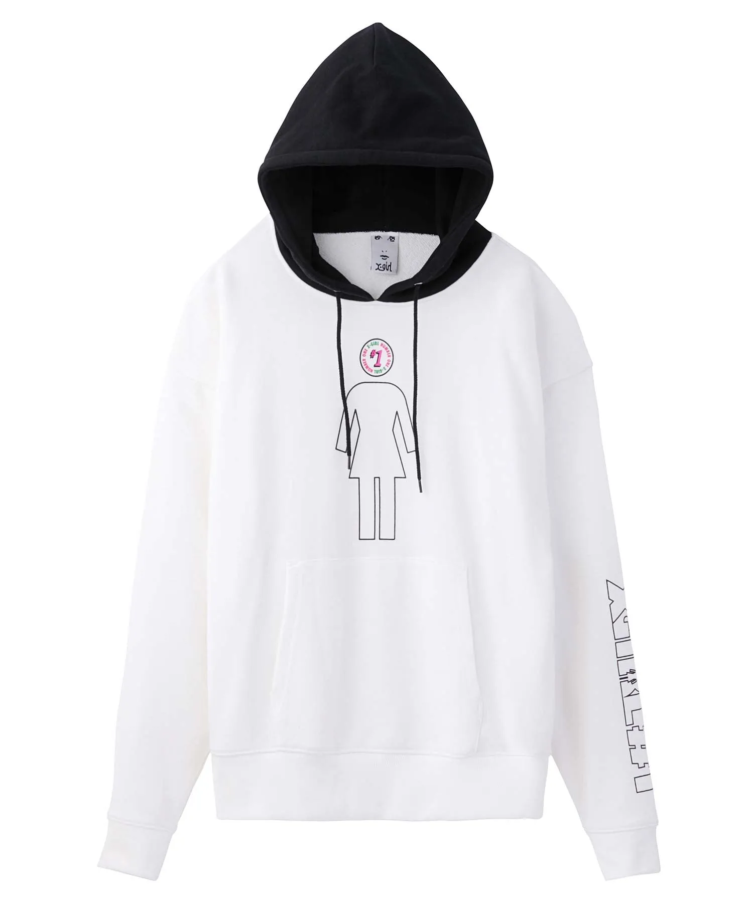 #1 X-girl x GIRL SKATEBOARDS SWEAT HOODIE