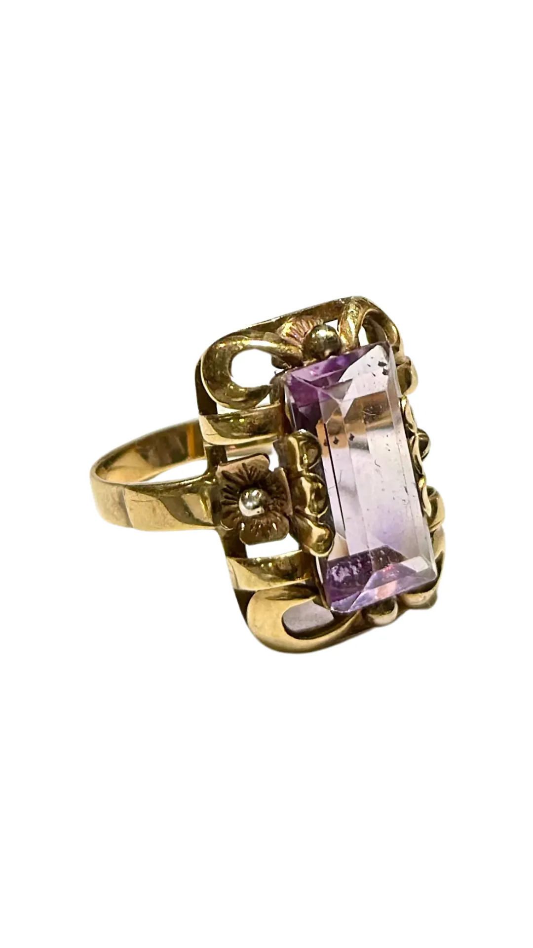 Amethyst Dress Ring 1163