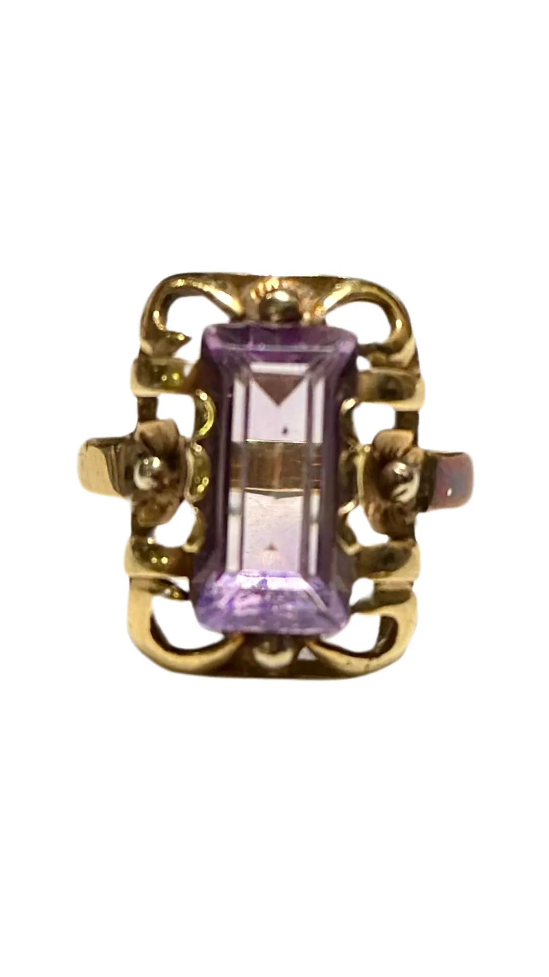 Amethyst Dress Ring 1163