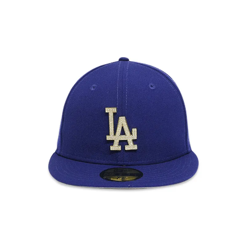 Diamante Logo Fitted Hat