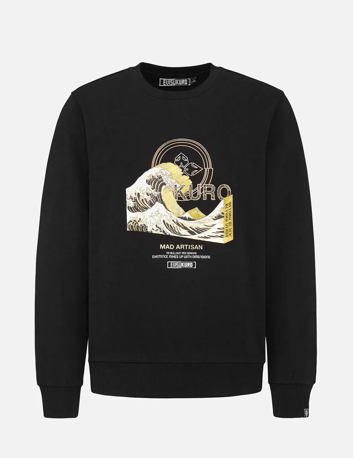 3D Ukiyo-E Foil Print Sweatshirt