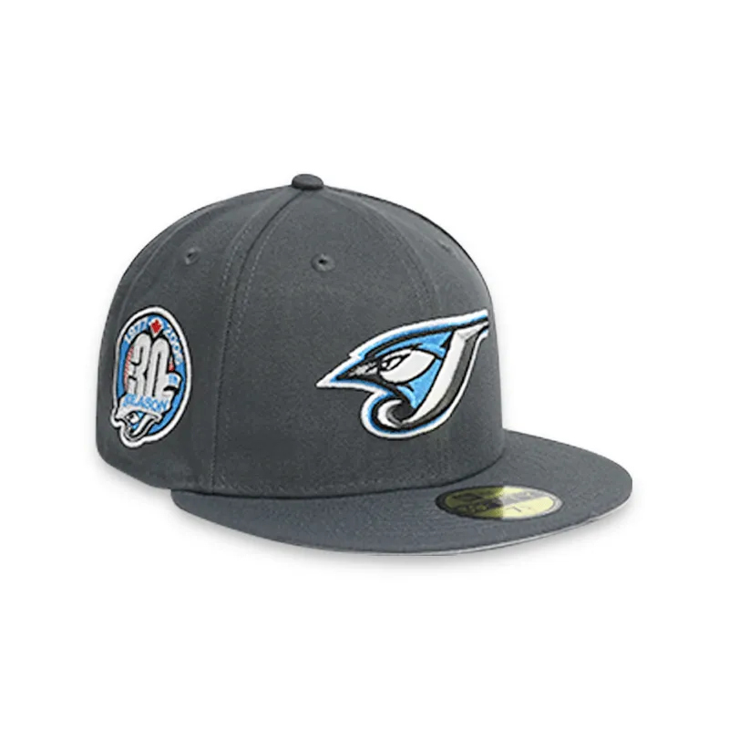 Toronto Blue Jays 30th Season Grey 59FIFTY Fitted Hat