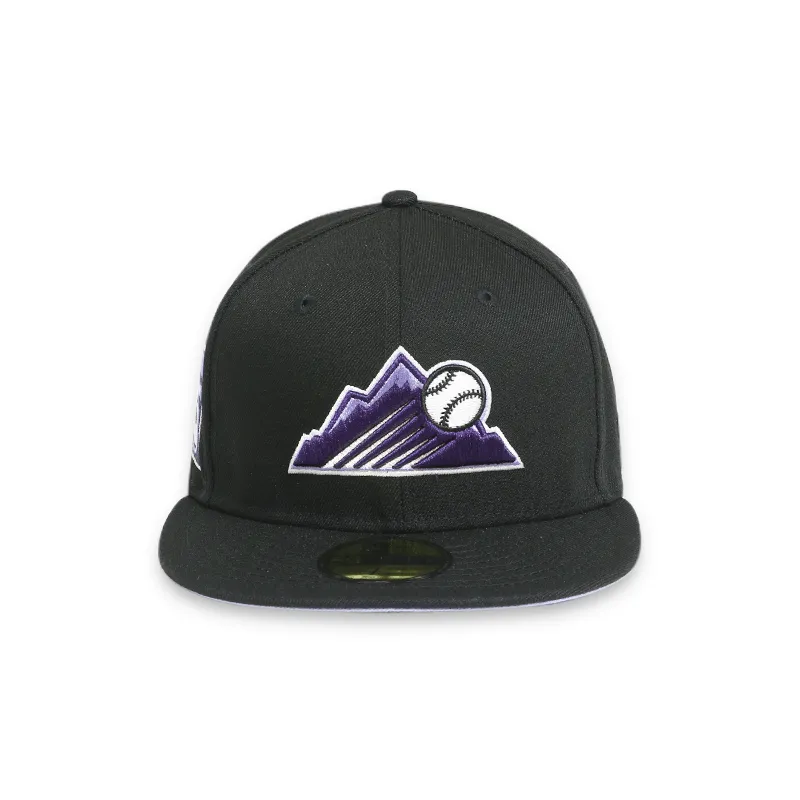 Colorado Rockies 25th Anniversary Black 59FIFTY Fitted Hat