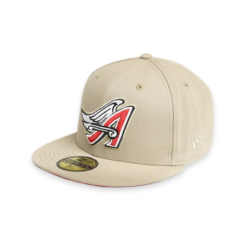 Los Angeles Angels 50th Anniversary Tan 59FIFTY Fitted Hat