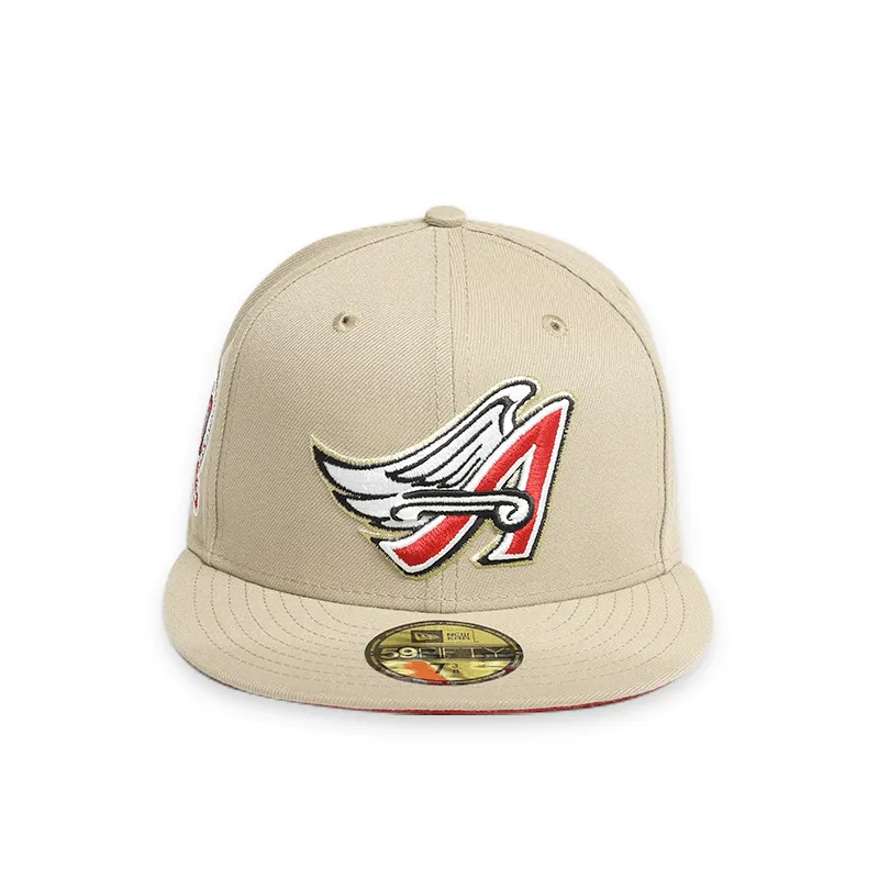 Los Angeles Angels 50th Anniversary Tan 59FIFTY Fitted Hat