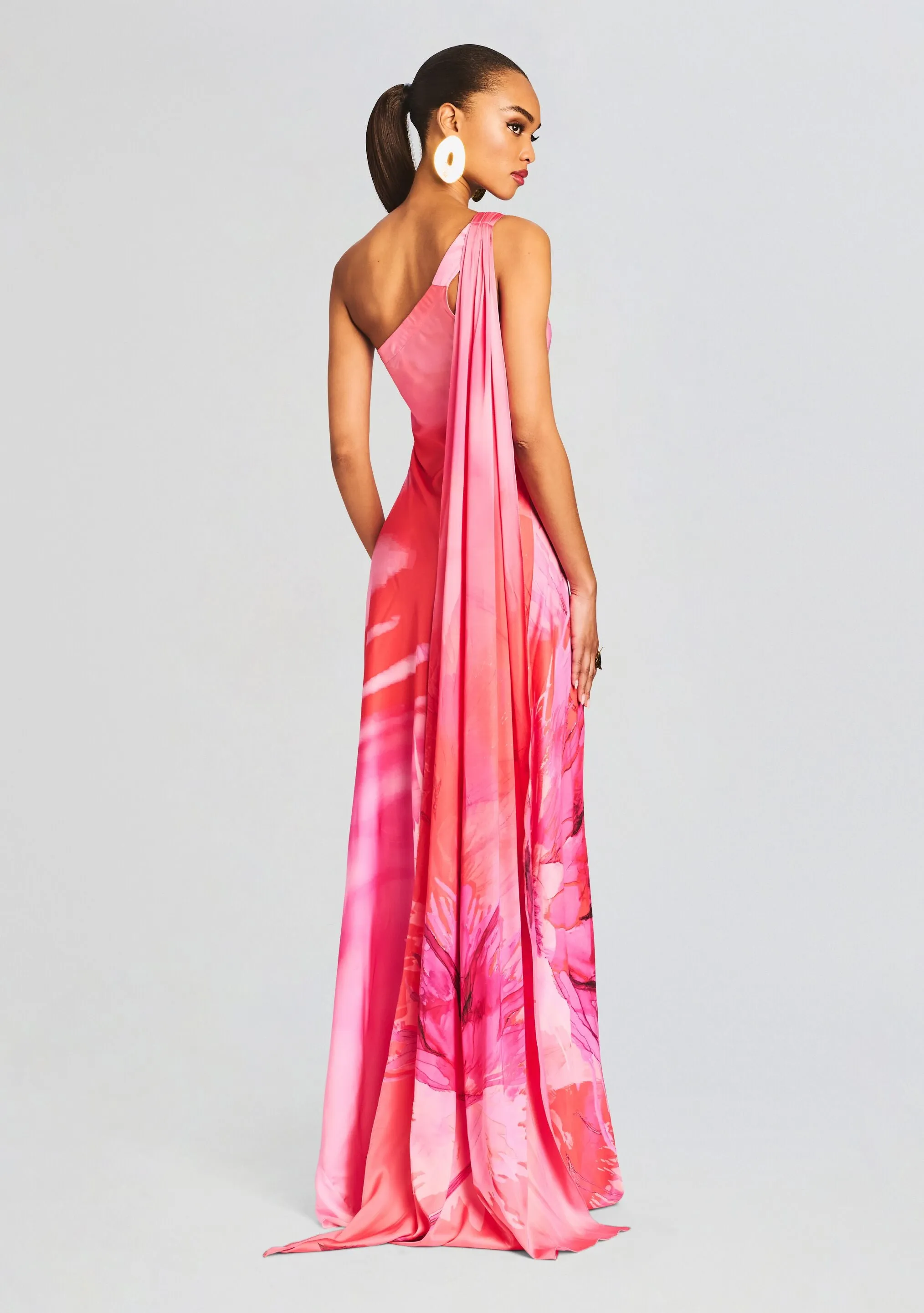 Abira One Shoulder Long Dress