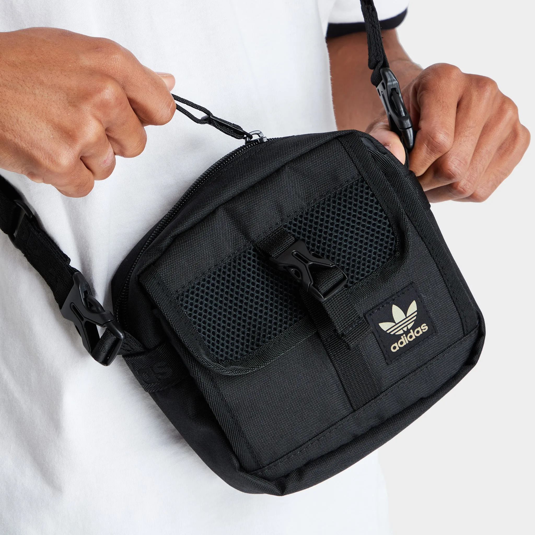 adidas Originals Large Festival Crossbody Bag / Black