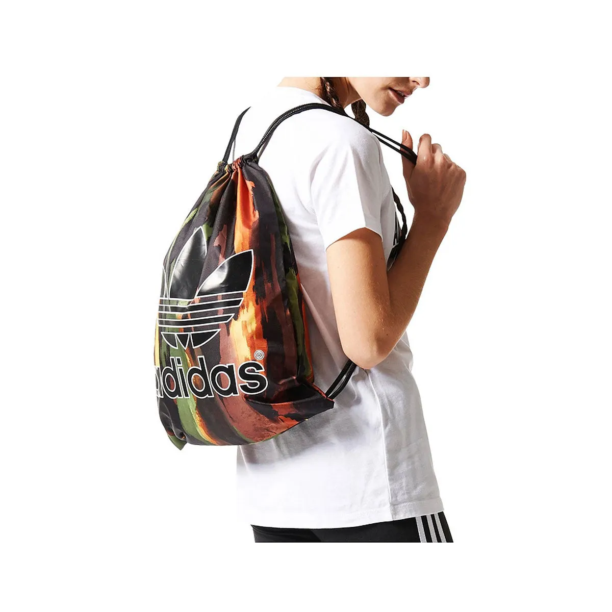 Adidas Originals Unisex Real Tree Camo Training Gymsack Sport Bag Backpack