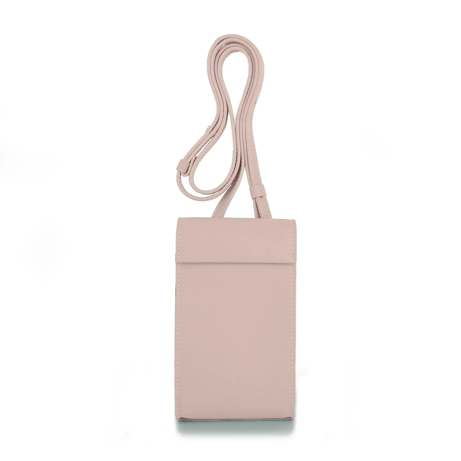 Adjustable Phone Bag in Nude Pink