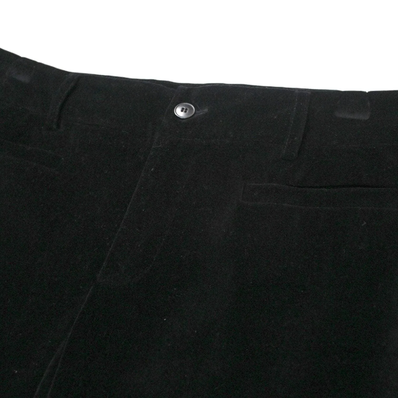 Agnes b. Black Brushed Cotton Trousers