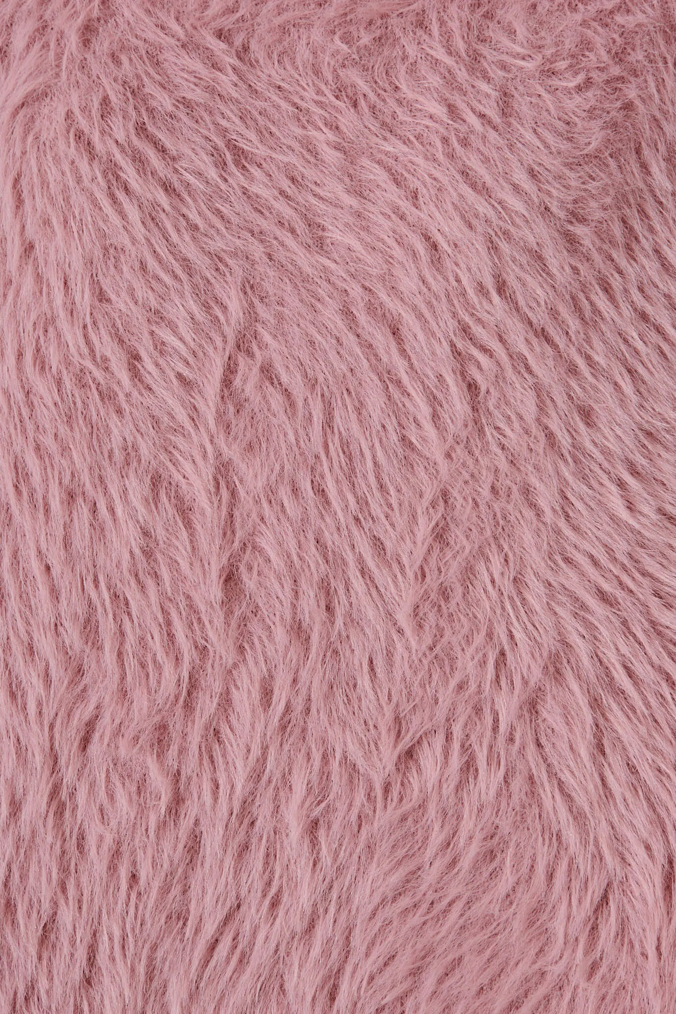 Aline Fluffy Knit In Pink Wool Blend