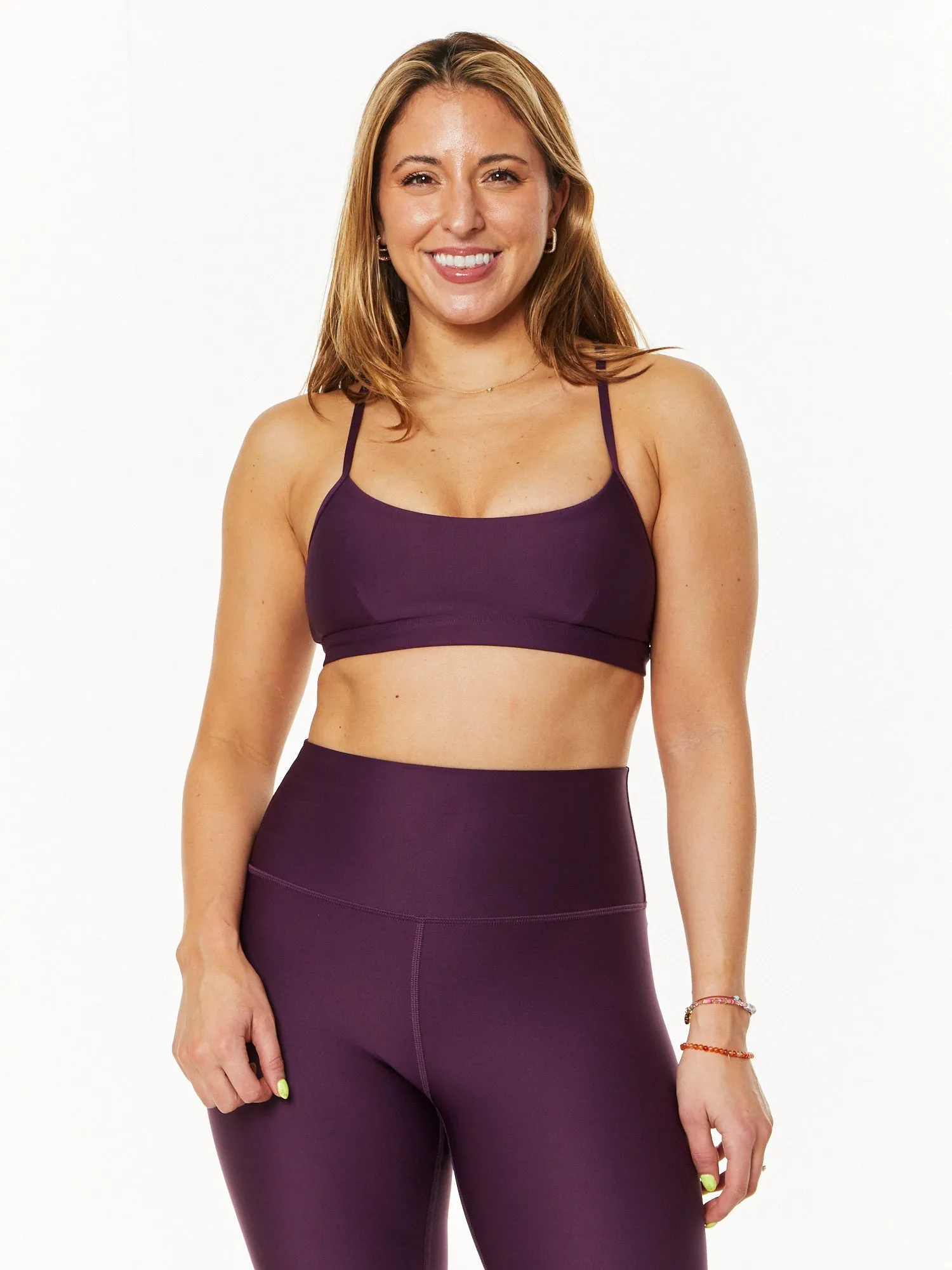 Alo | Airlift Intrigue Bra | Dark Plum