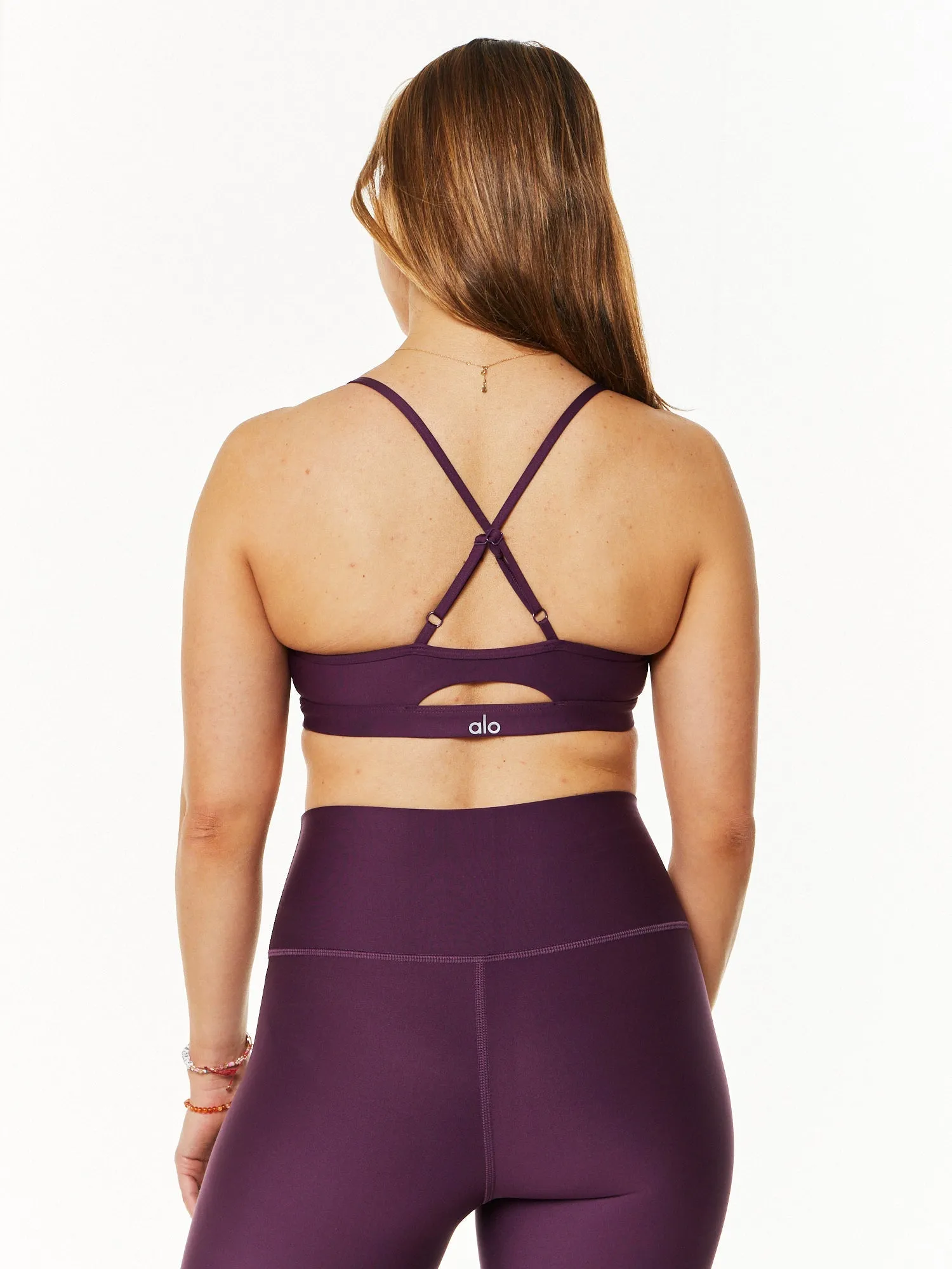 Alo | Airlift Intrigue Bra | Dark Plum