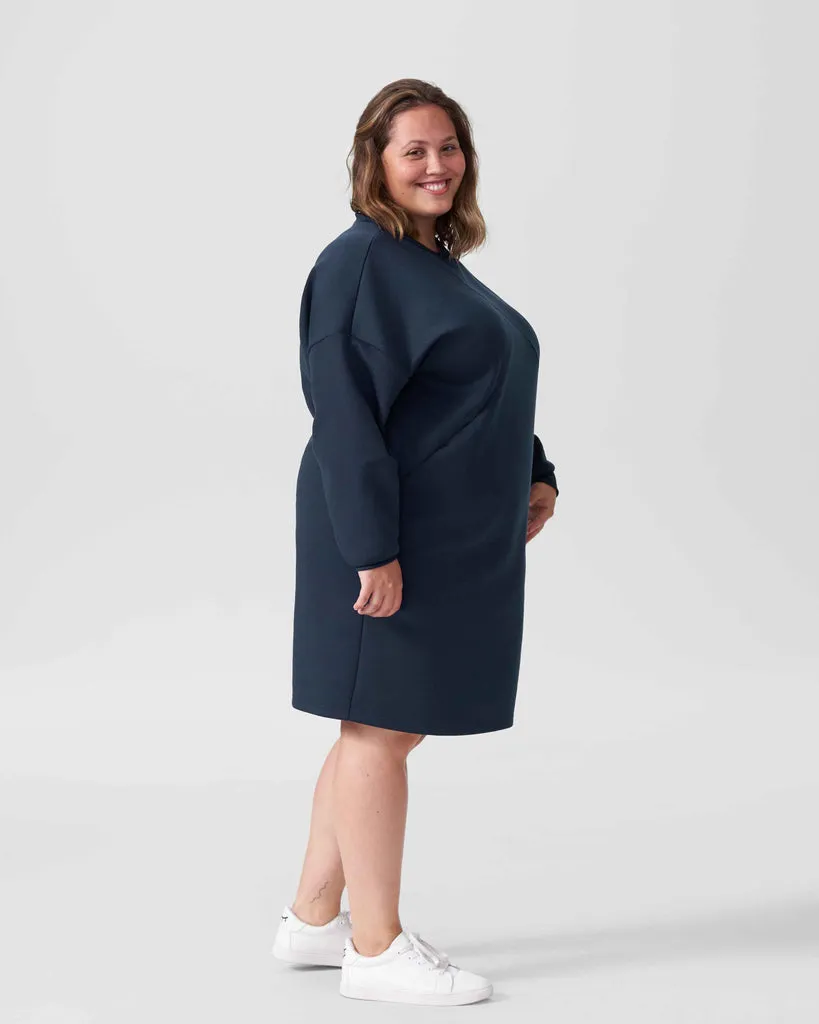 Amanda Spacer Sweatshirt Dress - Navy