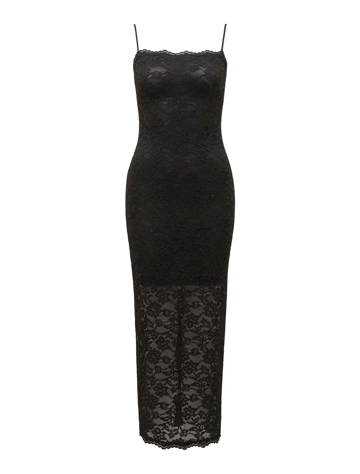 Angelica Lace Bodycon Midi Dress