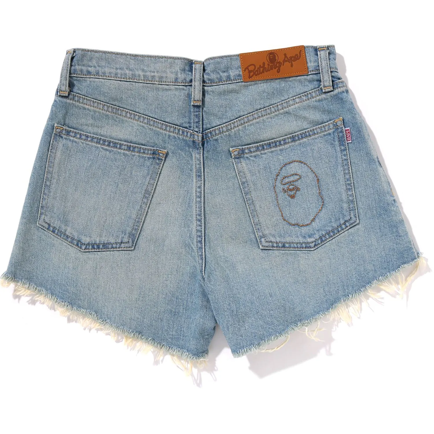 APE HEAD DENIM SHORTS LADIES