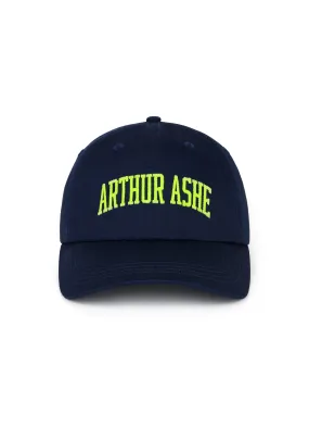 ARTHUR ASHE COLLEGIATE DAD HAT (NAVY)