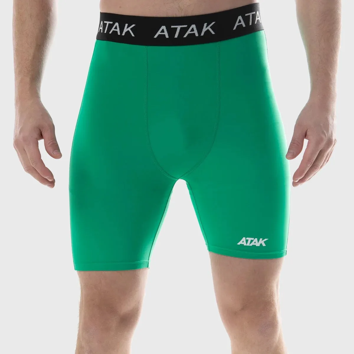 Atak Sports Men's Compression Shorts Green