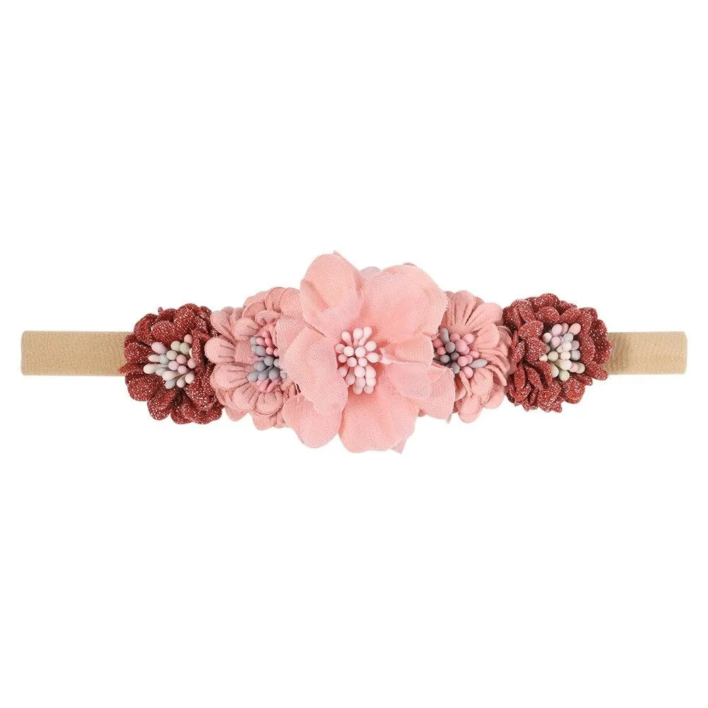 Baby Girl's Flower Crown Headpiece #4