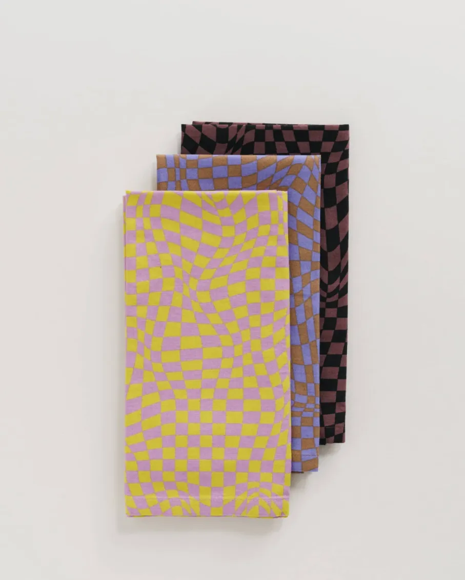 Baggu: Reusable Cloth Set - Trippy Checkers