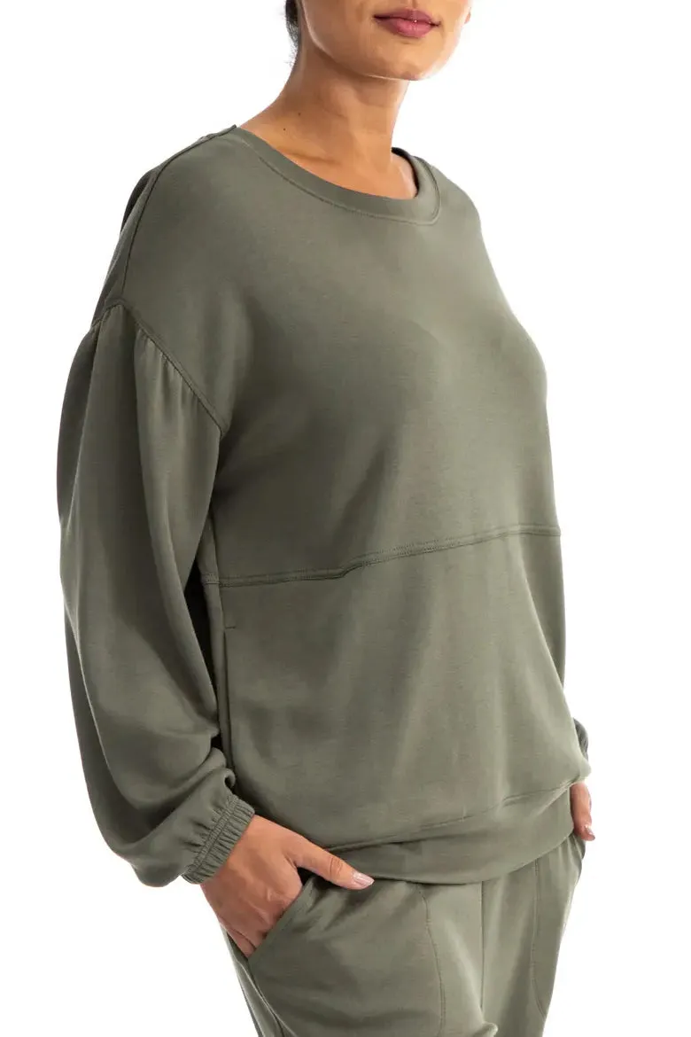 Balloon Sleeve Sweatshirt