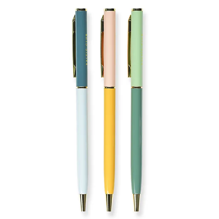 Baltic Club Botanica Metallic Ballpoint Pen Set