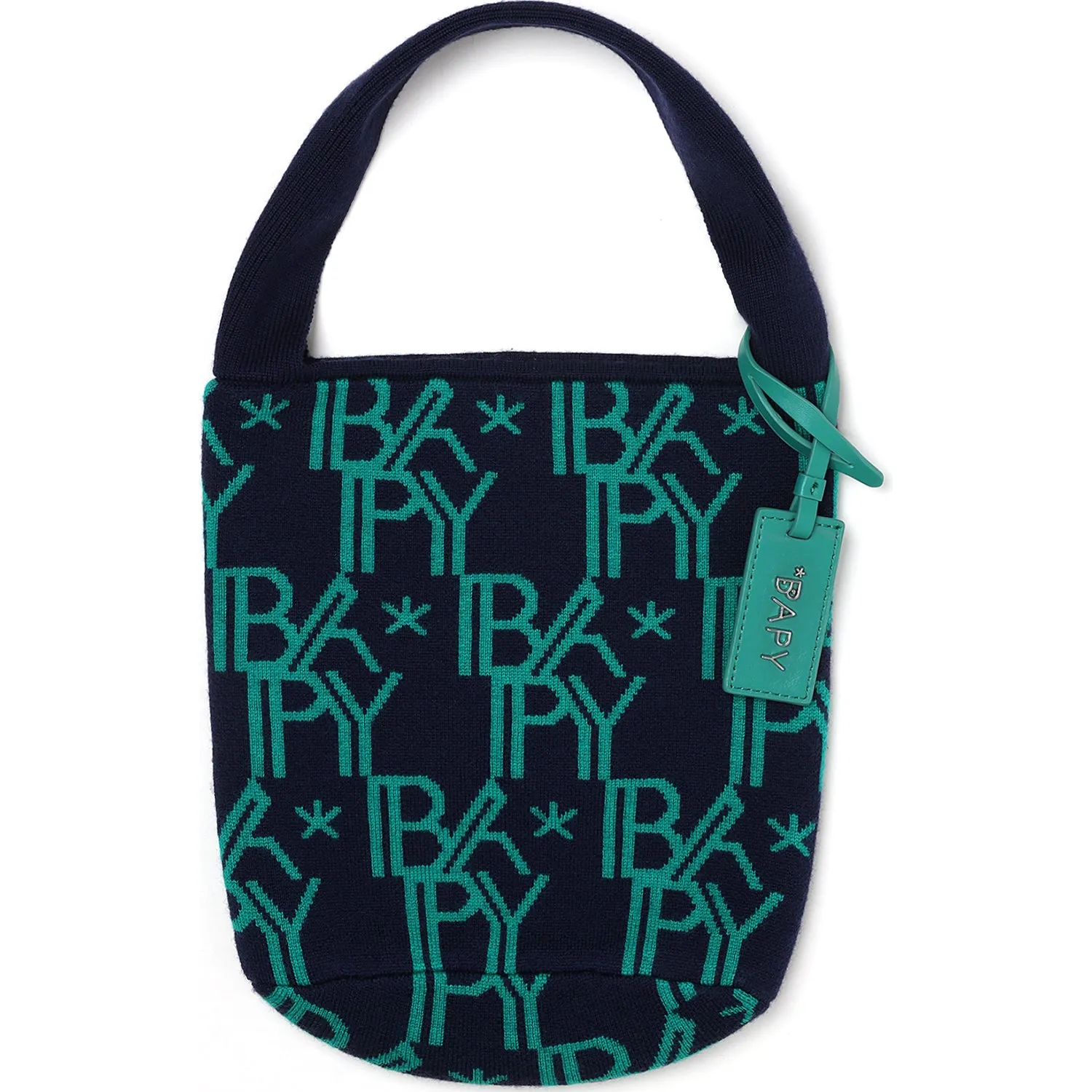 BAPY MONOGRAM KNITTED BAG LADIES