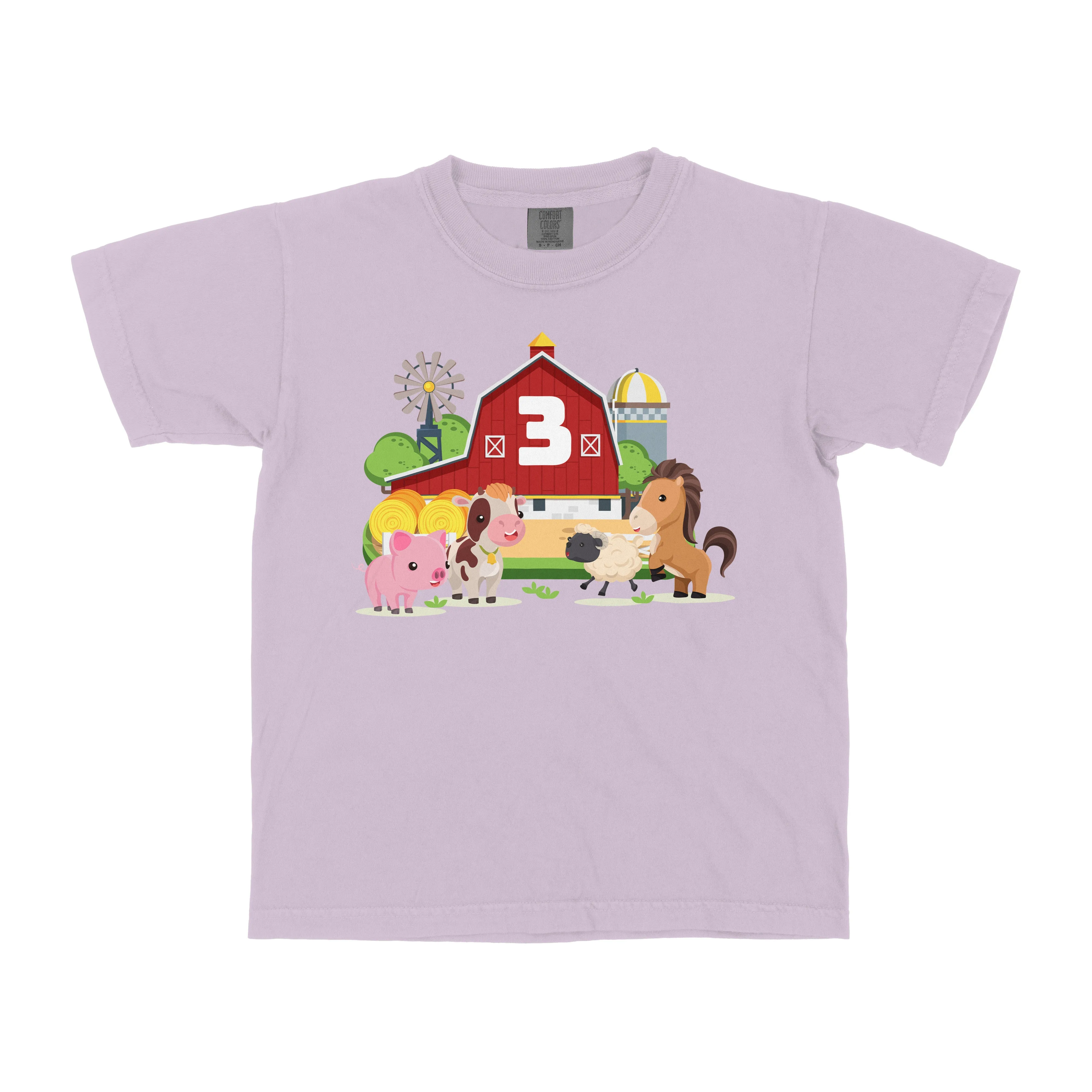 BARN FARM BIRTHDAY CUSTOM YOUTH SHIRT