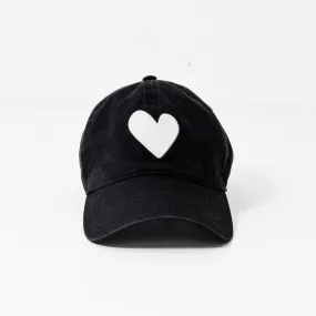 Baseball Hat Heart Patch