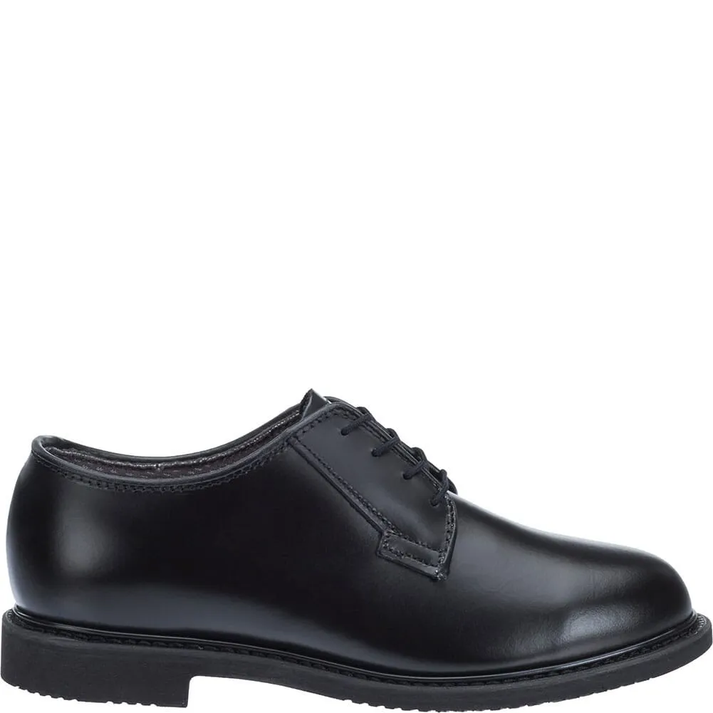 Black Leather Uniform Oxfords for Women by Bates Lites