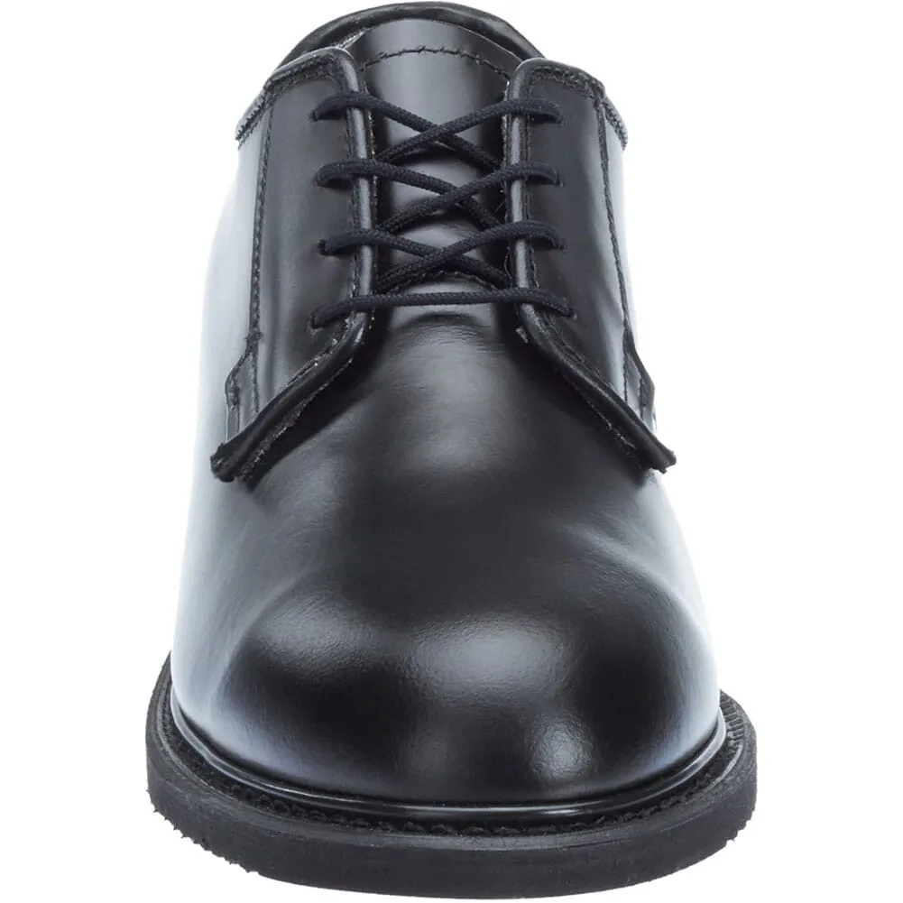 Black Leather Uniform Oxfords for Women by Bates Lites