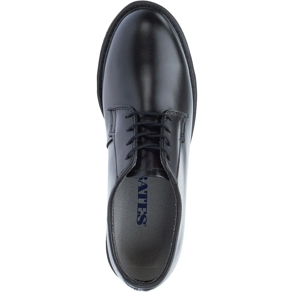 Black Leather Uniform Oxfords for Women by Bates Lites