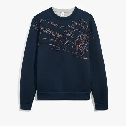 Berluti Scritto Embroidered Sweatshirt