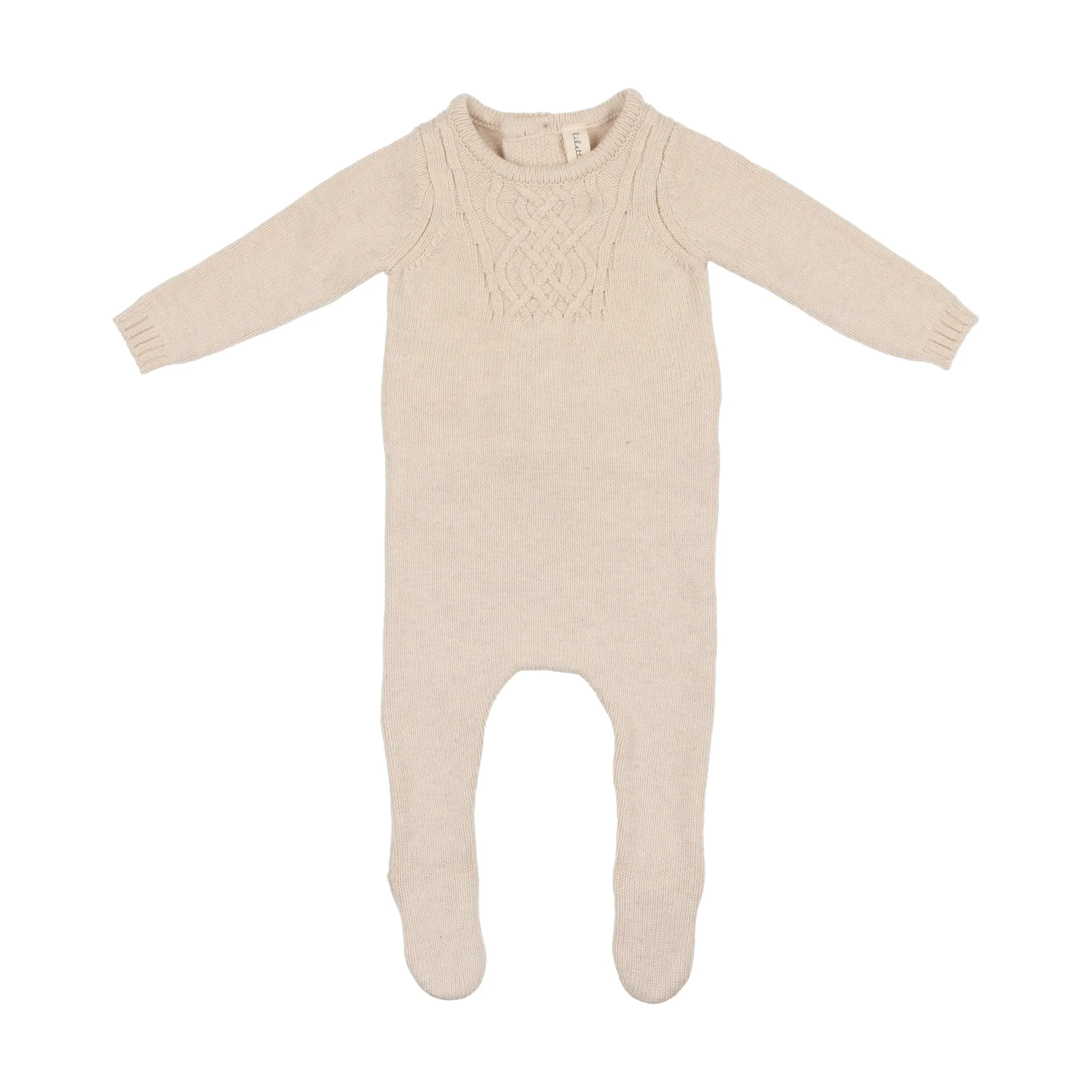 Bib Style Knit Footie