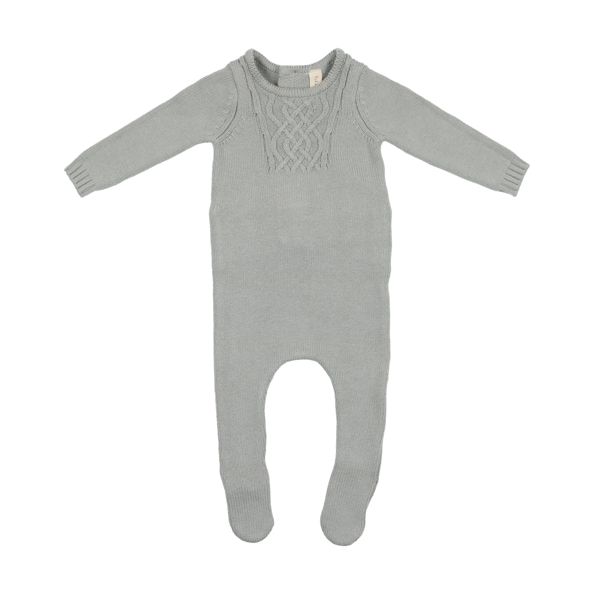 Bib Style Knit Footie