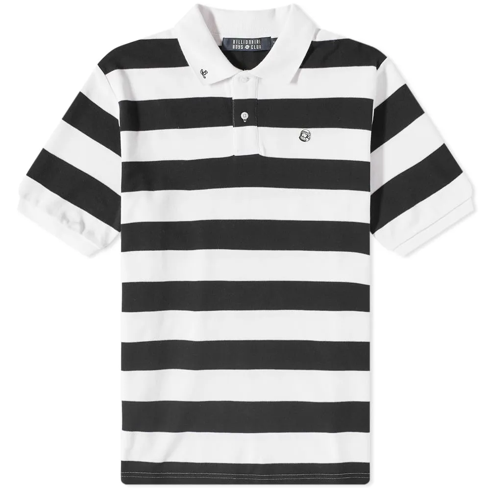 Billionaire Boys Club Striped Polo Shirt Black