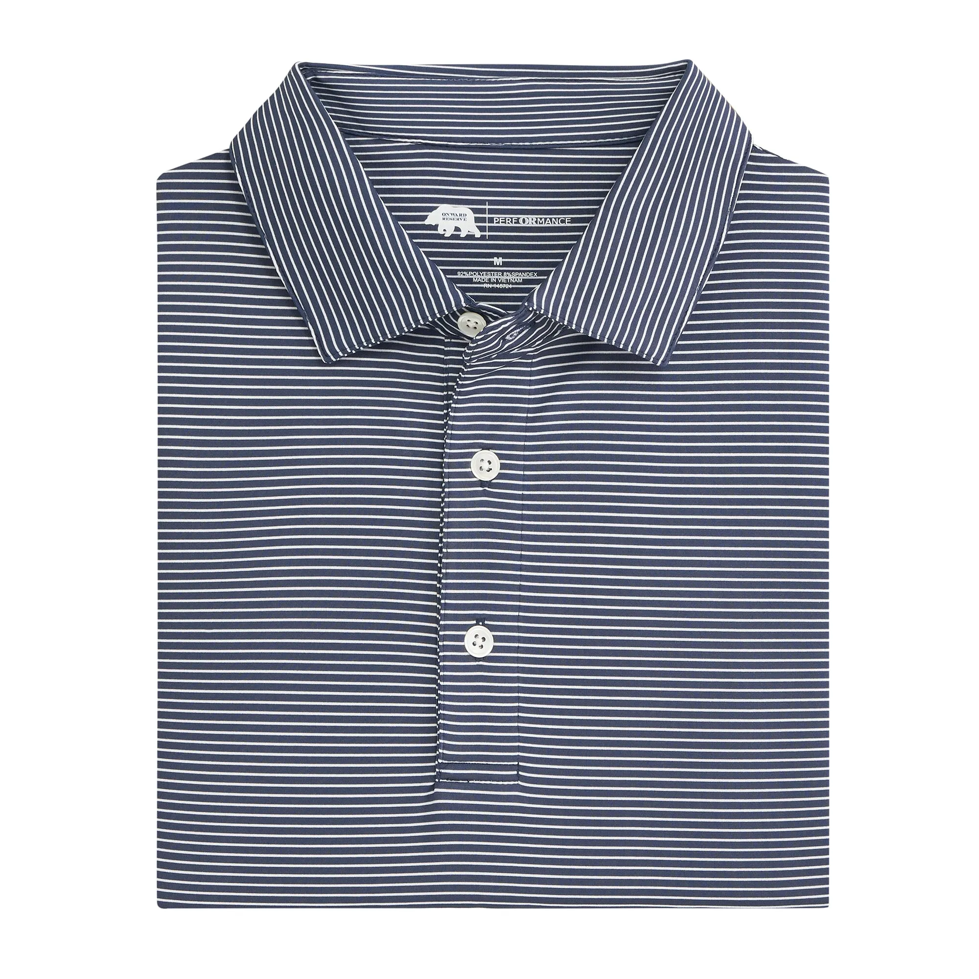 Birdie Stripe Performance Polo