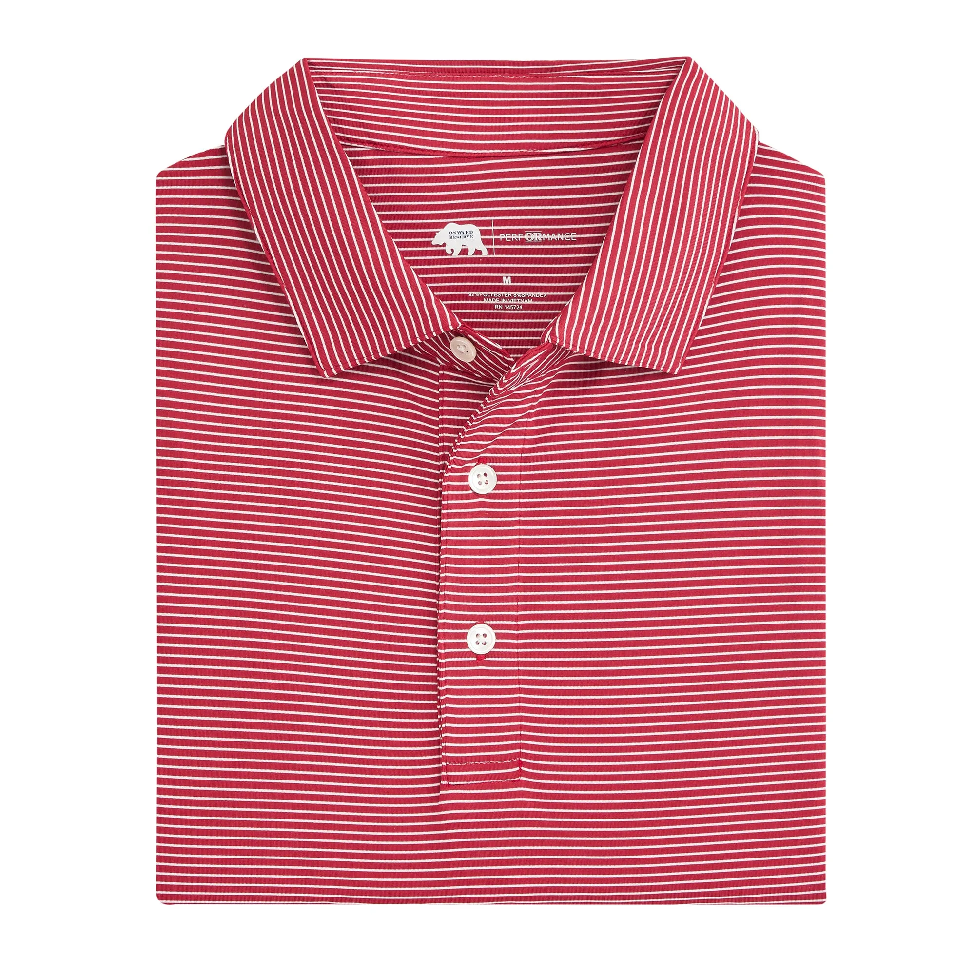 Birdie Stripe Performance Polo