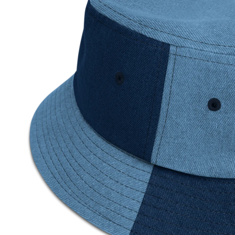 Black as Fuck Denim Bucket Hat