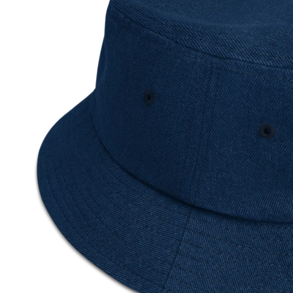 Black as Fuck Denim Bucket Hat