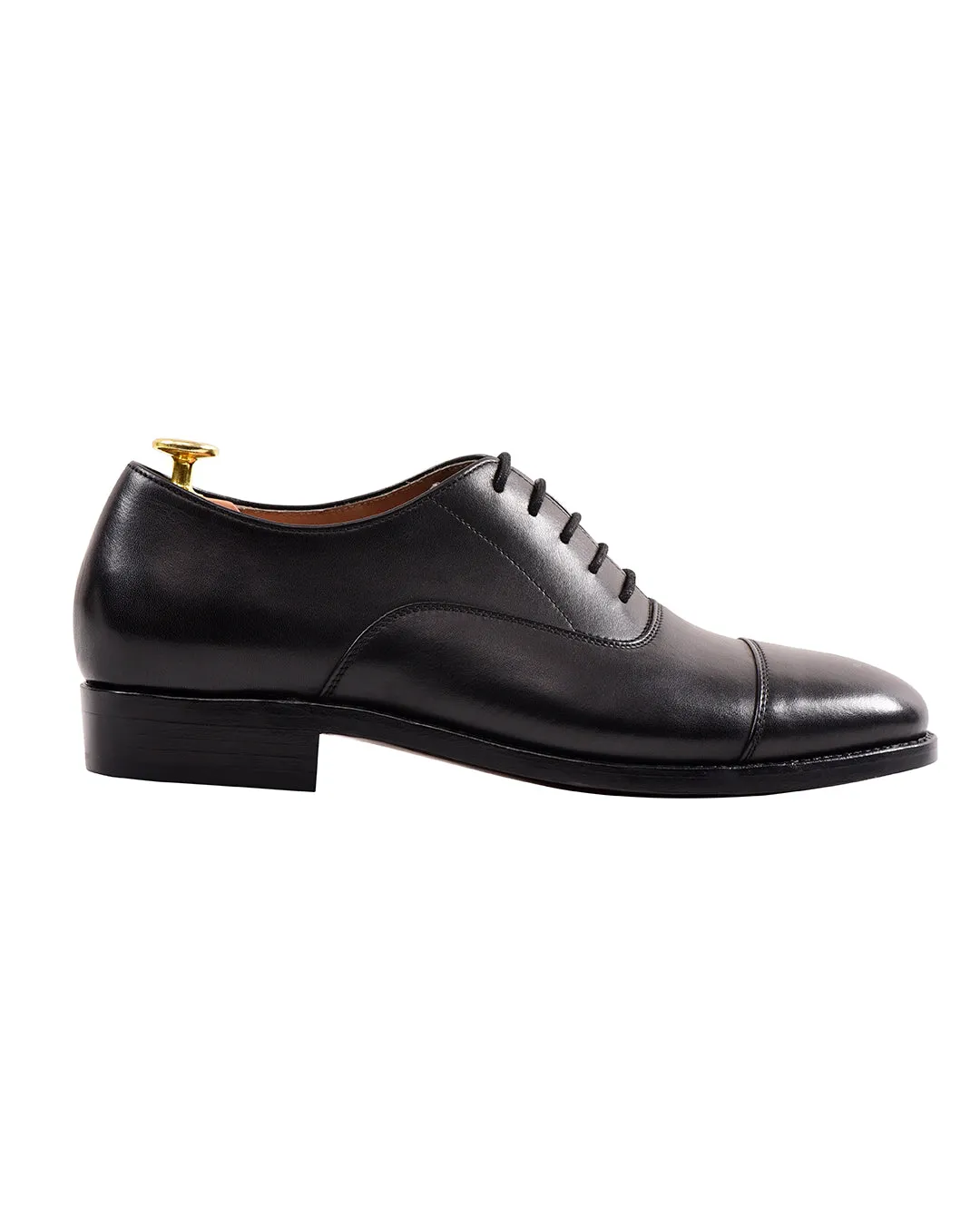 Black Captoe Oxfords