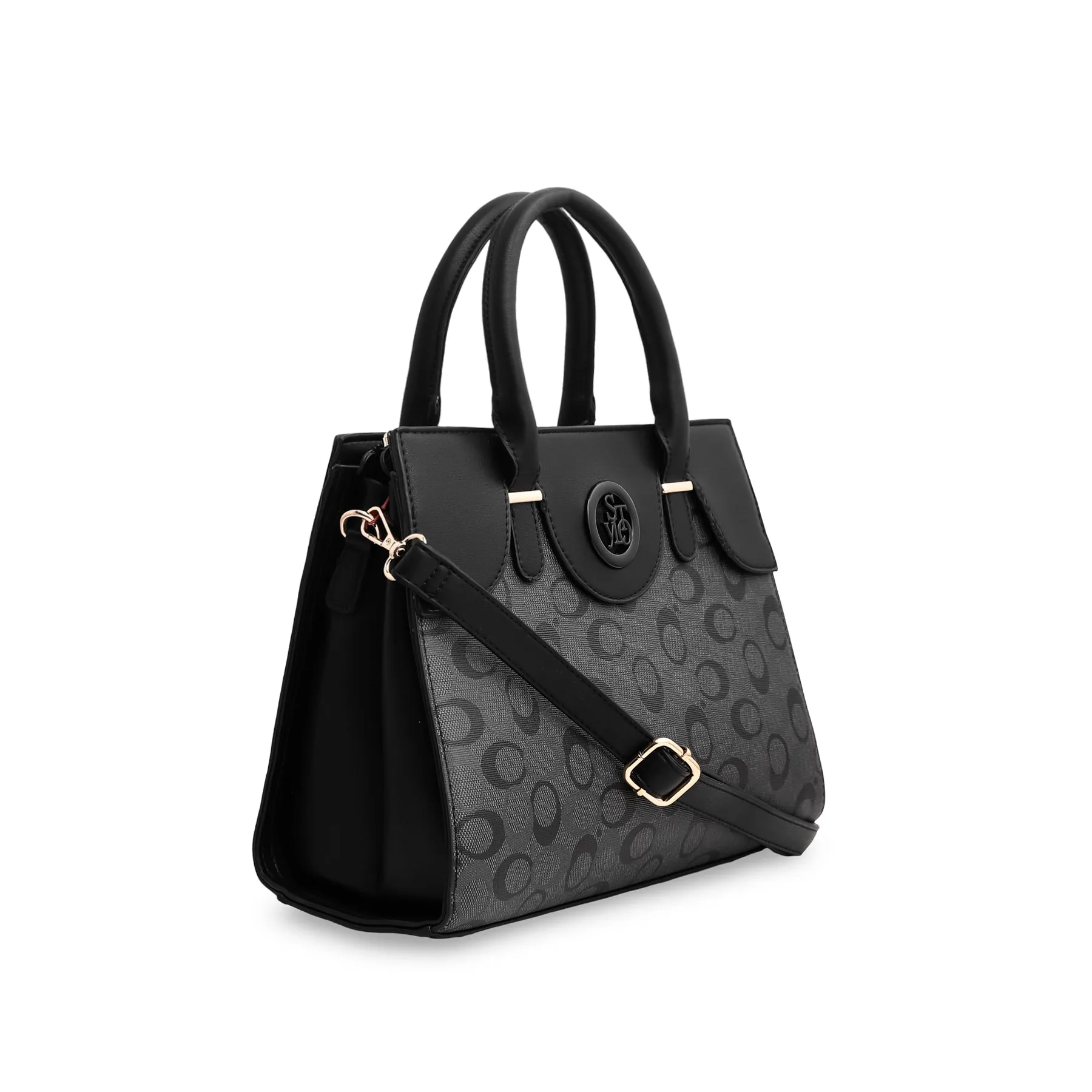 Black Formal Hand Bag P36053