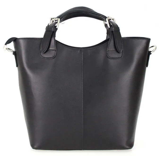 Black leather bag marika