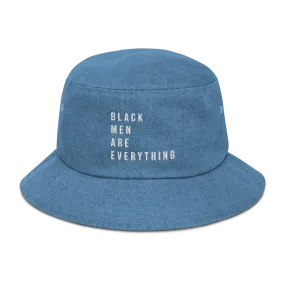 Black Men Are Everything Denim Bucket Hat