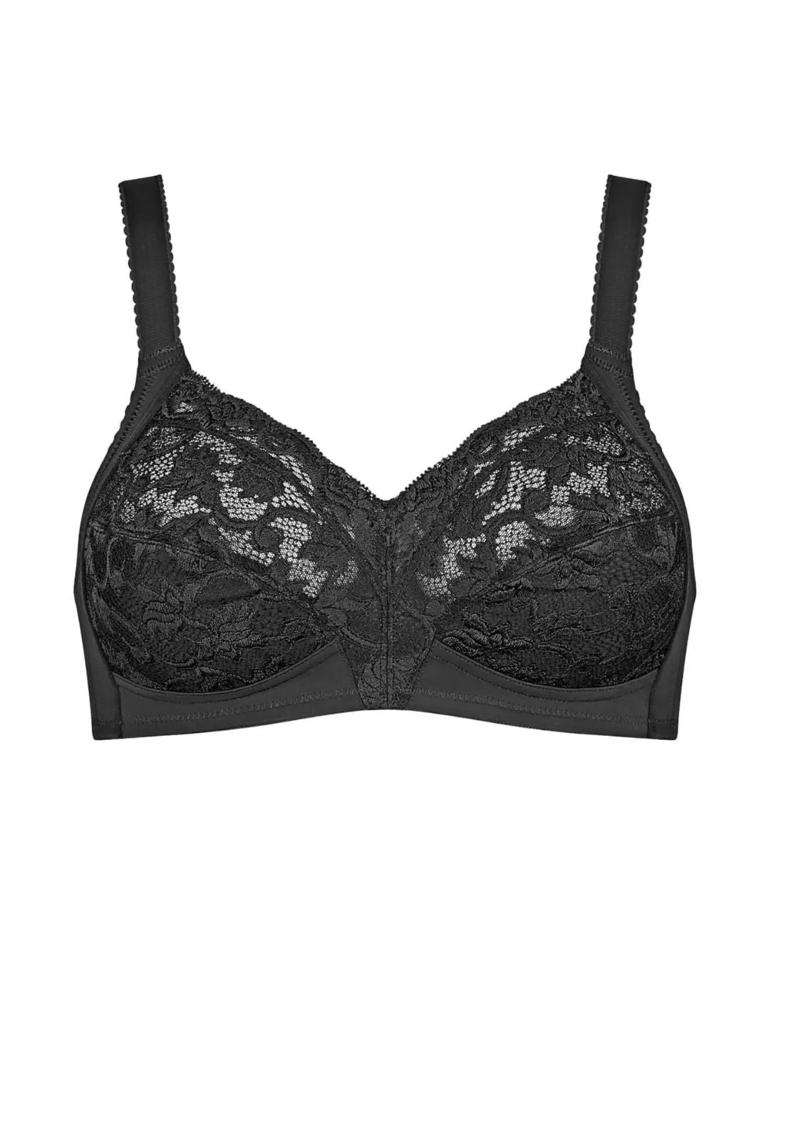 Black Non-Wired Delicate Bra Doreen