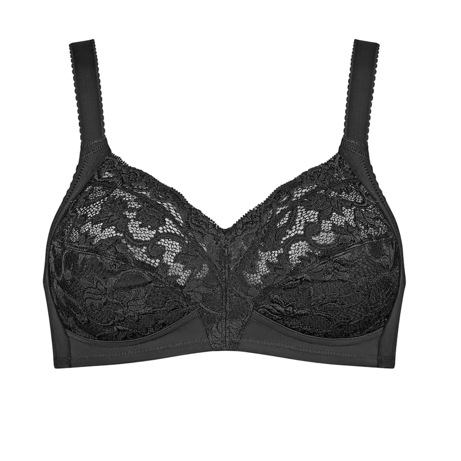 Black Non-Wired Delicate Bra Doreen