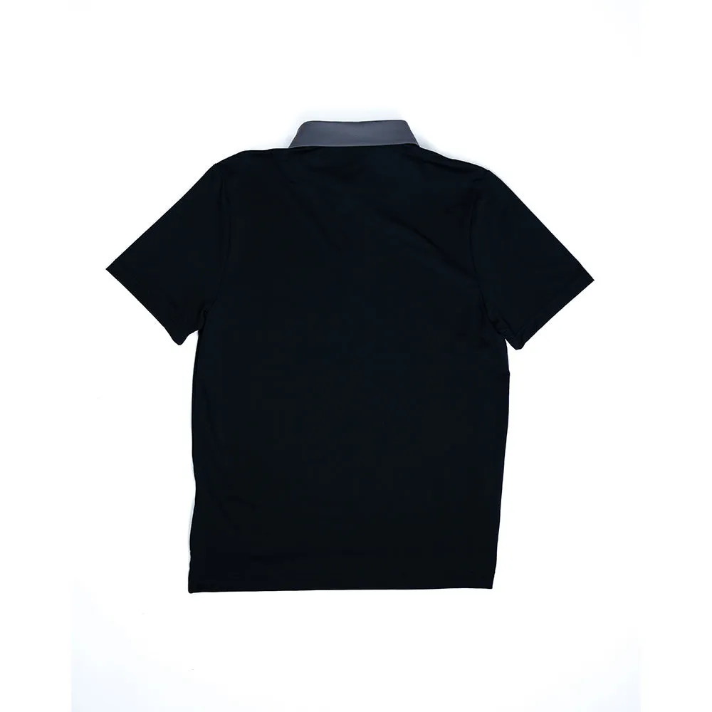 Black OG Pique Polo