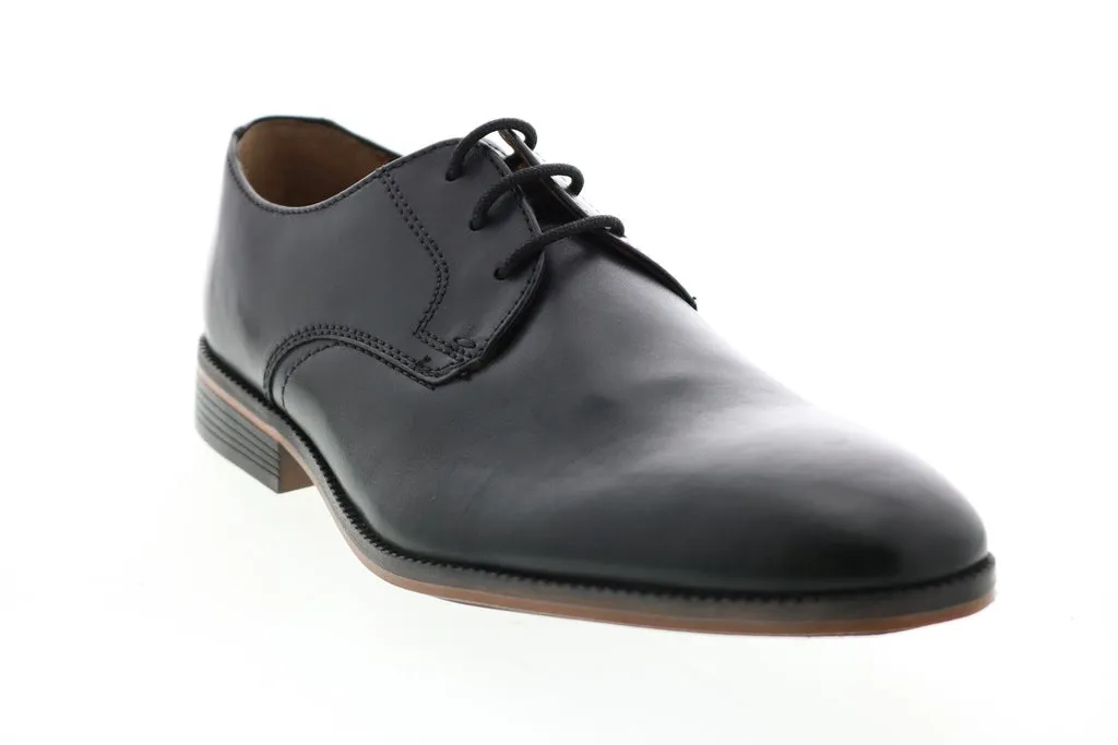 Black Plain Toe Oxfords for Men by Bostonian