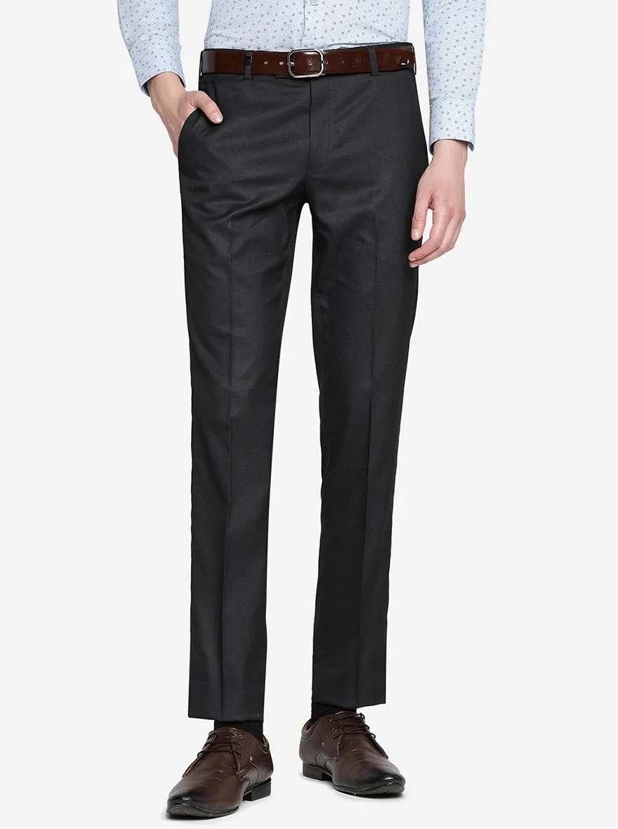 Black Slim Fit Formal Trouser from JB Studio